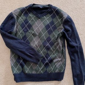 Gapkids boys argyle sweater size 12